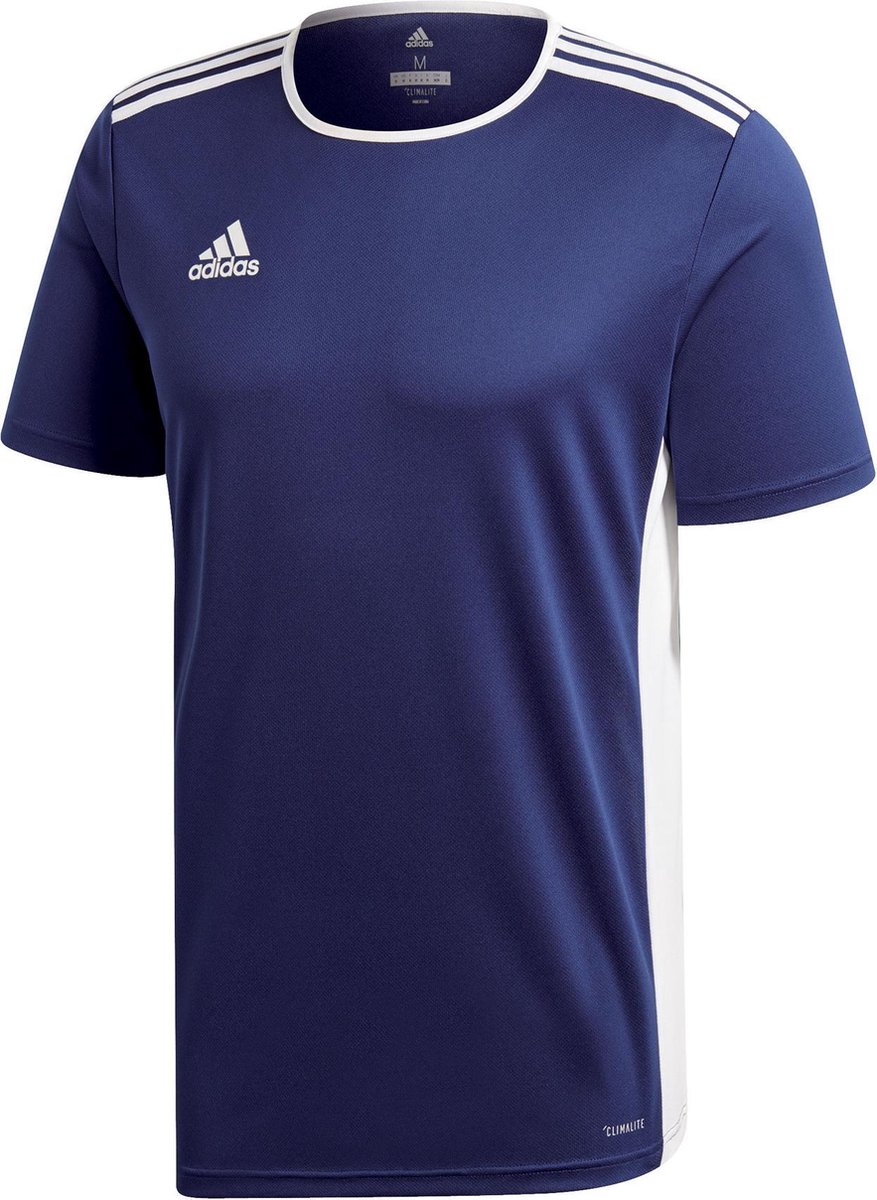 adidas Entrada 18 SS Jersey  Sportshirt - Maat 116  - Unisex - blauw