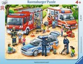 Ravensburger Puzzel Framepuzzel Spannende Beroepen - 30 stukjes - Kinderpuzzel