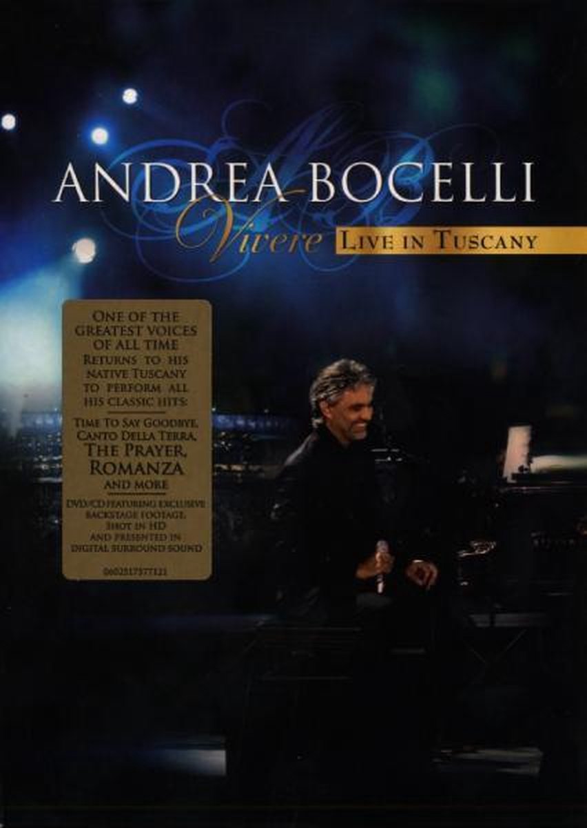 Andrea Bocelli - Vivere - Live In Tus + Cd - Andrea Bocelli