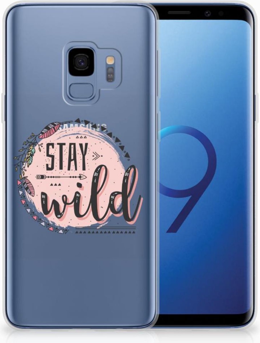Samsung Galaxy S9 Telefoonhoesje met Naam Boho Stay Wild