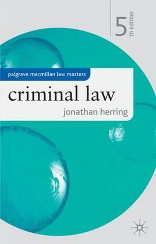 Criminal Law - cover
