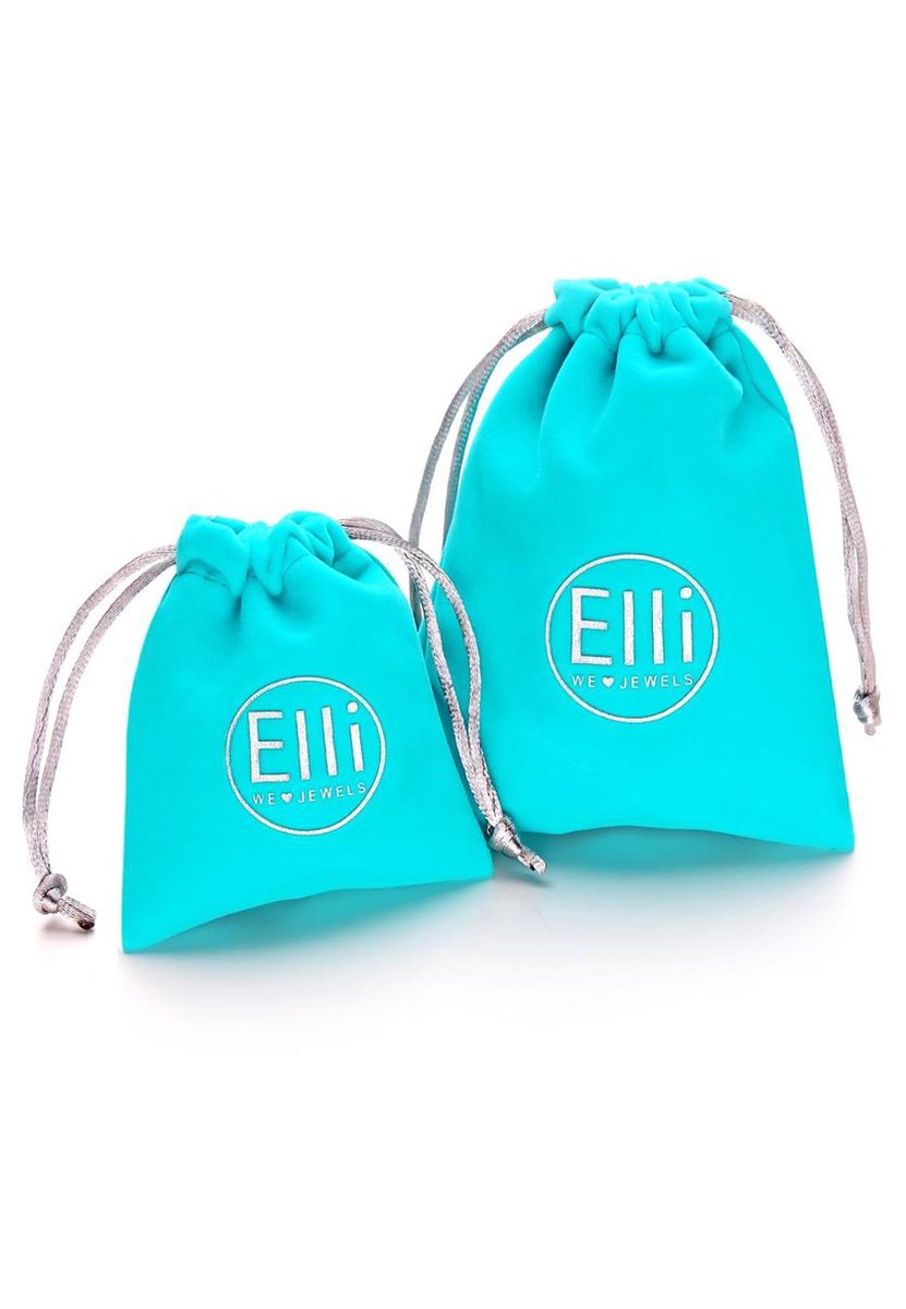 Elli Damesketting met hanger Wolke Cut Out 925 zilver 45 cm - 0104841917_45, 45 cm, Facetgeslepen, Geen edelsteen