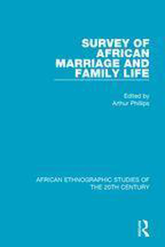 African Ethnographic Studies of the 20th Century - Survey of ... - cover