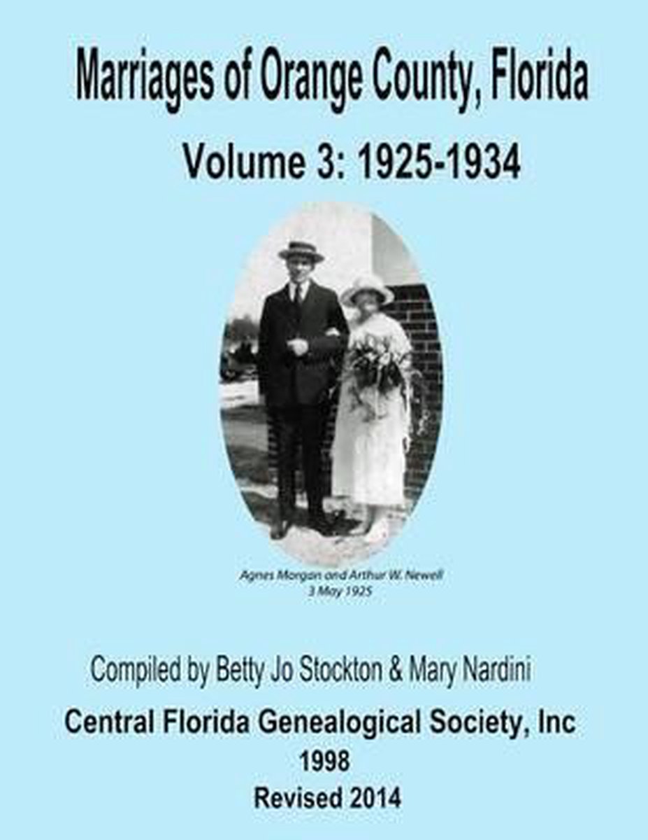 Marriages of Orange Co, Florida - Mary Nardini