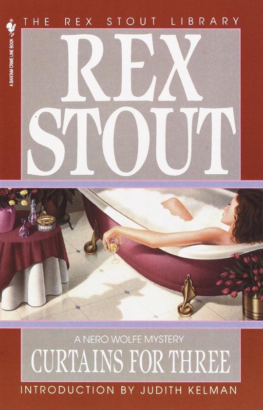 Nero Wolfe 18 - Curtains for Three - cover