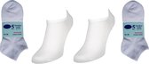 Naft Witte Sneaker Sokken 10 Paar Maat 35-38