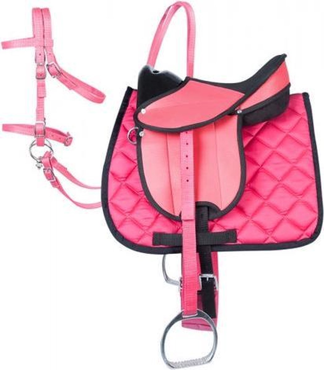 PFIFF Complete uitrustingsset Shetty Shetty Zwart-pink