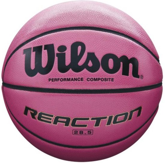 Wilson Reaction - Basketbal - Roze - Maat 6 - Indoor | bol.com