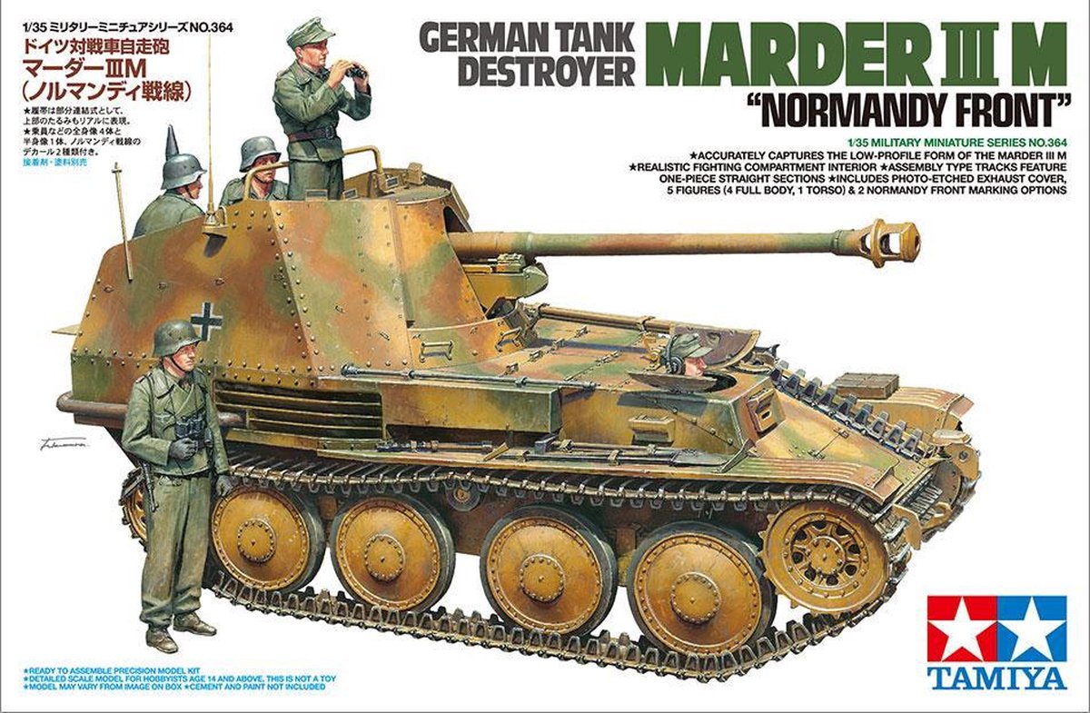 Afbeelding van product Tamiya | 35364 | Marder III Ausf.M | 1:35