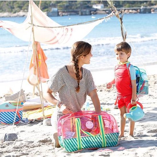 Imaginarium Seabay Maxisac Hippe Strandtas met Gaas bol