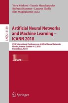 Lecture Notes in Computer Science 11139 - Artificial Neural Networks and Machine Learning – ICANN 2018