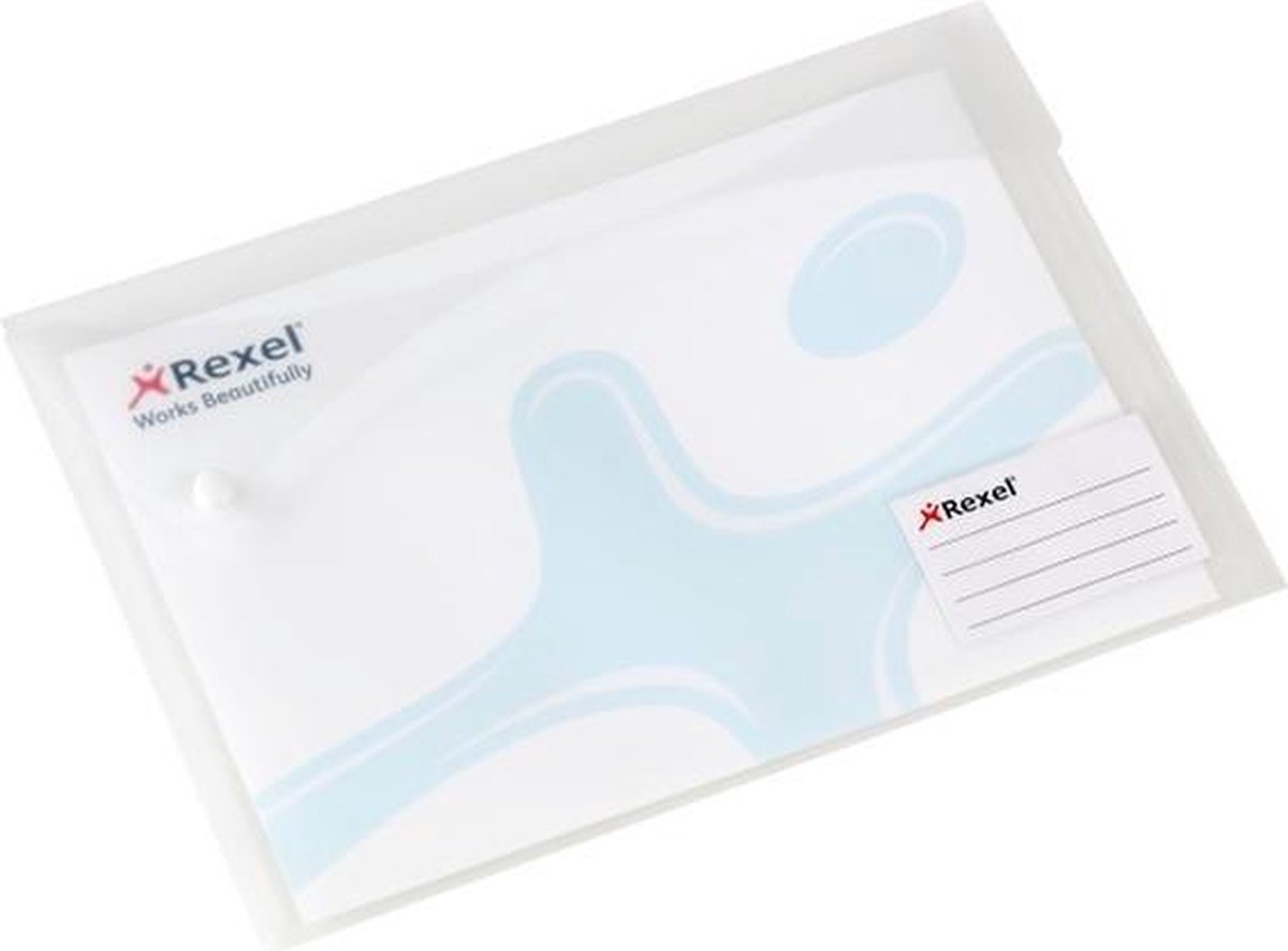 Active Documentenveloppen Asymetrisch, white