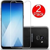 2 stuks Glass Screenprotector - Tempered Glass voor Samsung Galaxy A6 Plus A605