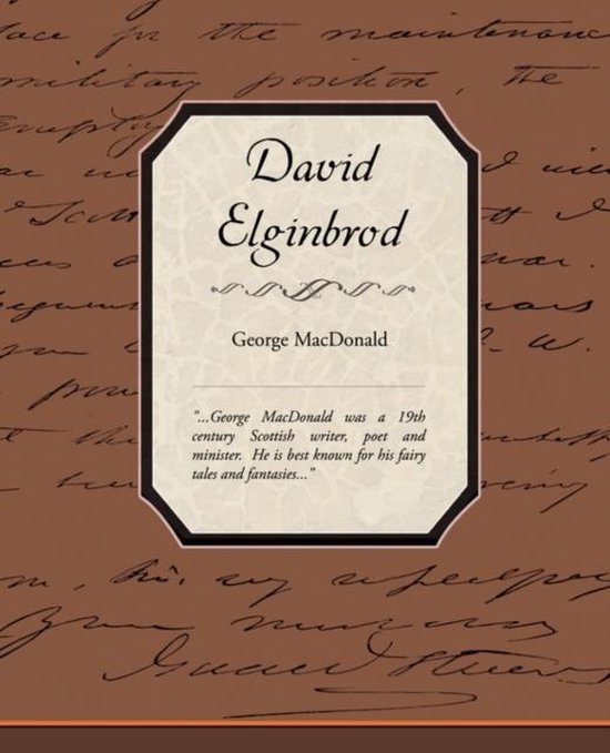 David Elginbrod - cover