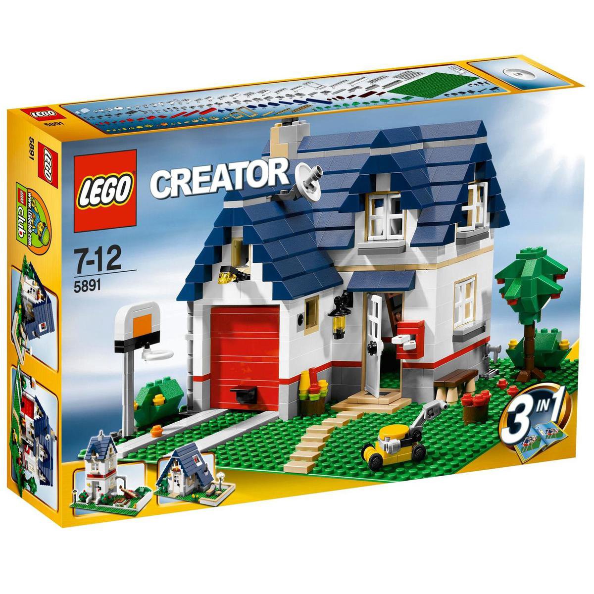 LEGO Creator 31069 pas cher, La maison familiale