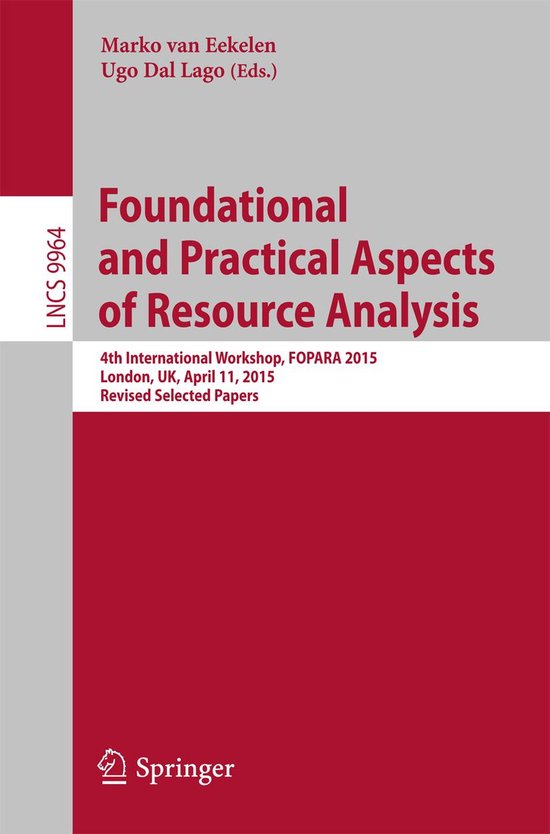 Springer Nature Proceedings Computer Science - Foundational  ... - cover