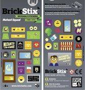 BrickStix 999116 Mutanten patrouille - herbruikbare stickers voor bouwstenen