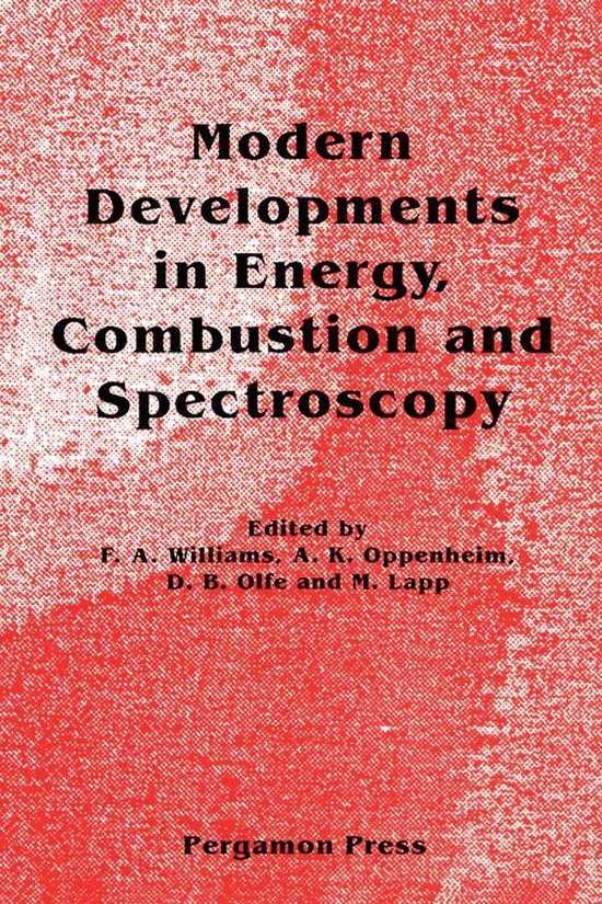 Modern Developments in Energy, Combustion and Spectroscopy - cover