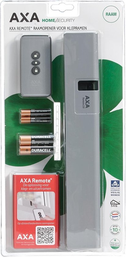 AXA Raamopener (Remote 2.0) Grijs: met afstandsbediening, voor klepraam of  bovenlicht.... | bol.com