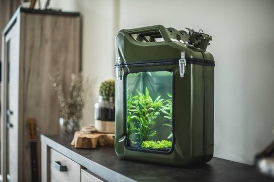 AquaCan - Jerrycan Aquarium 20L - Compact Design met Handgreep