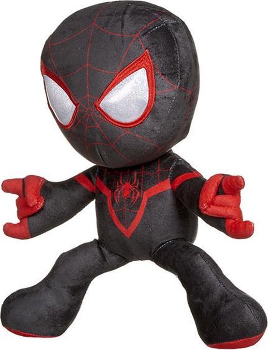 Peluche Spiderman tir noir / rouge 33cm