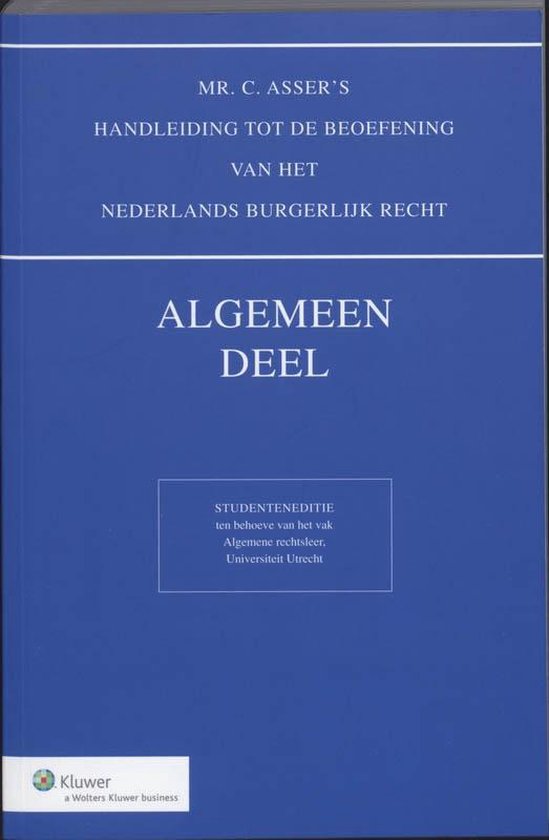 Mr. C. Asser's handleiding tot de beoefening van het Nederla ... - cover
