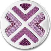 Mi Moneda Rastro Purple With Swarovski Crystals Munt SW-RAS-14-L (Maat L)