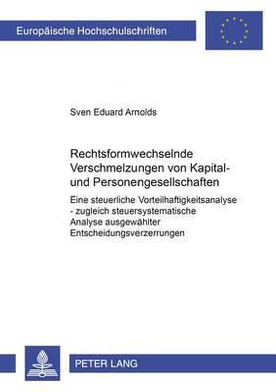 Rechtsformwechselnde Verschmelzungen von Kapital- und Person ... - cover