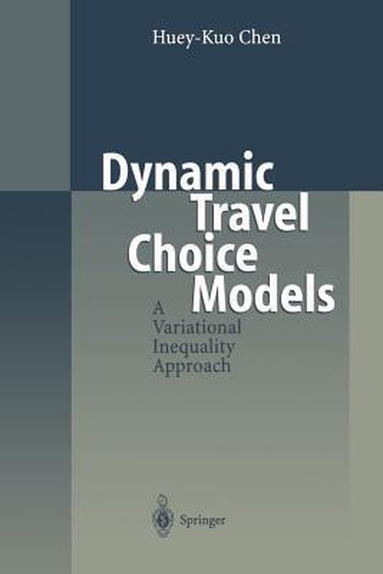 Dynamic Travel Choice Models - cover