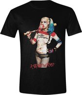 Suicide Squad - Harley Quinn Mannen T-Shirt - Zwart - XL