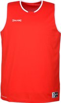 Spalding Move Tanktop Heren Basketbalshirt - Maat L  - Mannen - rood/wit