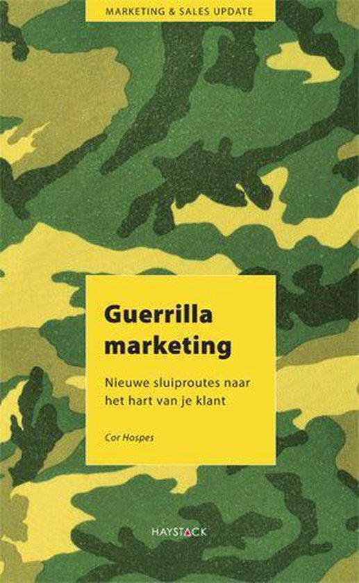 Cover van het boek 'Guerrillamarketing' van C. Hospes