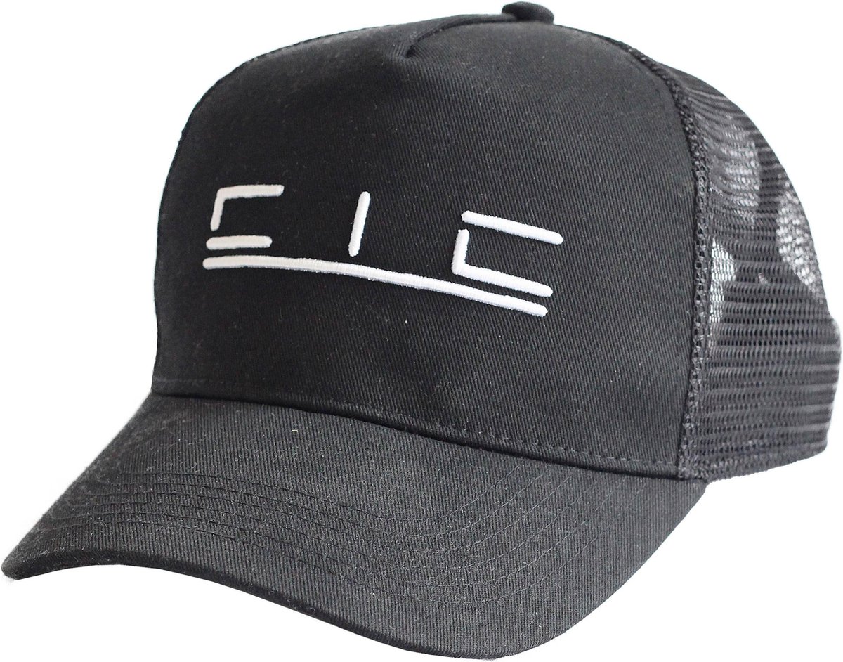 Snapback zwart - Trucker cap zwart - Zwarte Pet - Cicwear