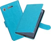 BestCases - Turquoise Portemonnee booktype hoesje Sony Xperia XZ1