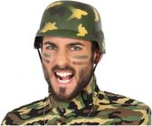 Soldaten verkleed helm camouflage voor volwassenen