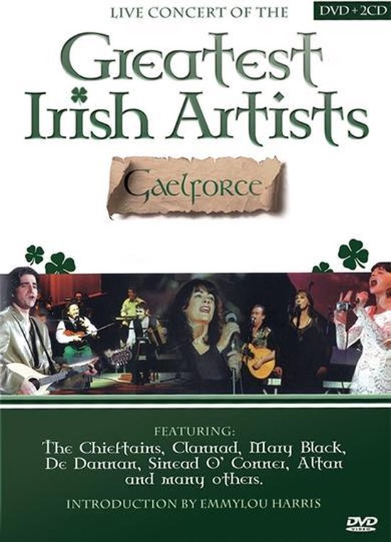 Cover van de film 'Greatest Irish Artists - Gaelforce'