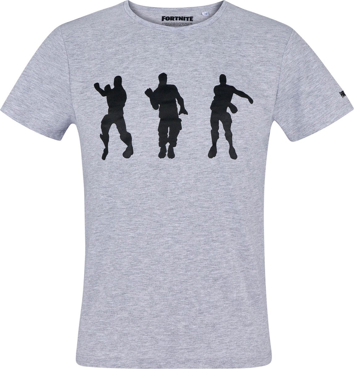 Fortnite-T-shirt-met-korte-mouw-grijs-maat-M