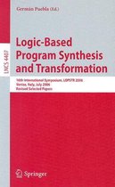 Logic-Based Program Synthesis and Transformation