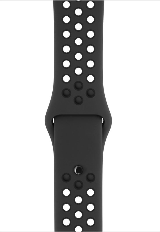 Apple Watch Series 3 Nike Smartwatch 42mm Spacegrijs Antraciet Zwart bol