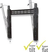 Just-Mounts JM-400ST vlakke kantelbare tv-beugel (zwart) 26" - 55" inch