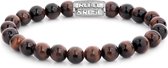 Rebel&Rose armband - Tiger Red - 8mm