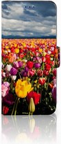 Flipcover Tulpen voor de Geschikt voor Samsung Galaxy S8