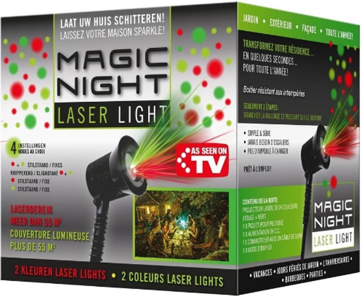 Magic Night Laser Light kerstverlichting laserpojector lamp voor buiten