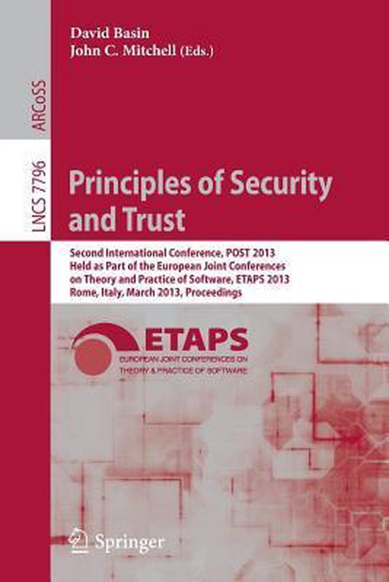 Principles of Security and Trust - cover
