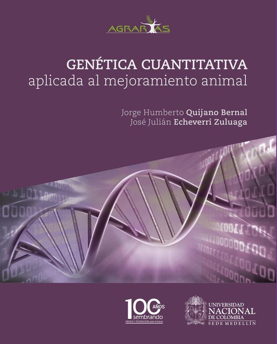 Genética cuantitativa aplicada al mejoramiento animal - cover