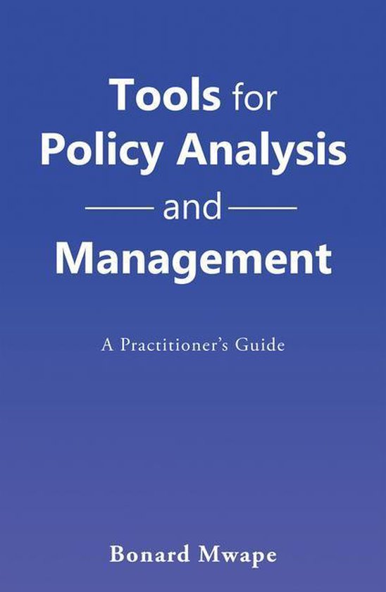 Tools for Policy Analysis and Management - cover