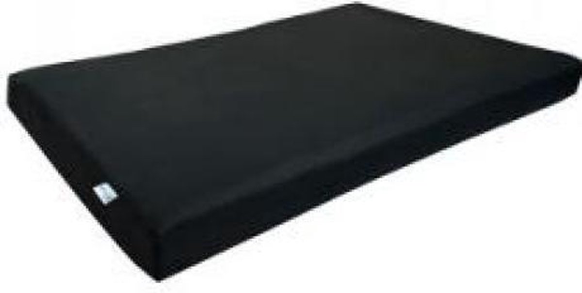 Topmast Orthopedisch HD Matras Kussen Hondenkussen Hondenmatras Orthopedisch leatherlook 100 x 150 x 10 cm - Zwart