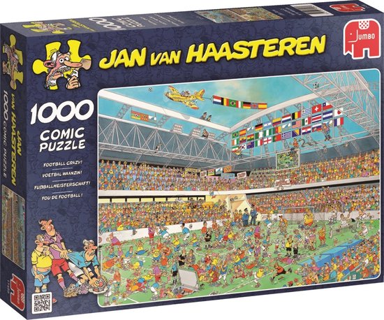 Jan van Haasteren Voetbal Waanzin! puzzel - 1000 stukjes | bol.com