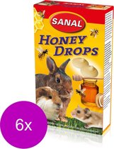 Sanal Honey Drops - Knaagdiersnack - 6 x 45 g