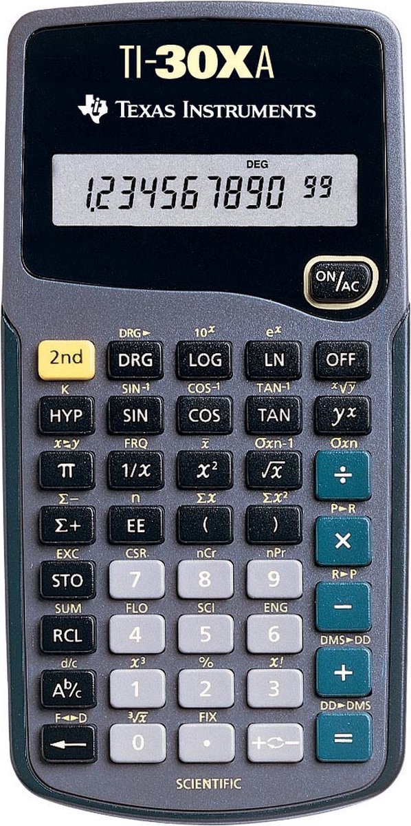5x Texas wetenschappelijke rekenmachine TI-30XA